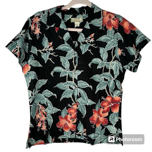 Tommy Bahama Woman’s 100% Silk Camp Shirt Size Small - Picture 1 of 8